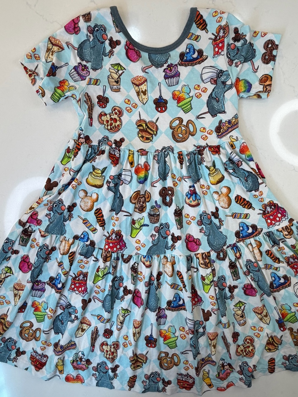 Showstoppers Ratatouille Remy Disney Snacks Bamboo Twirl Dress 5/6 - Picture 5 of 5